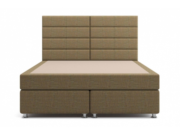 Кровать Гаванна Box Spring (с матрасом) коричневая Арт: 2017003000500